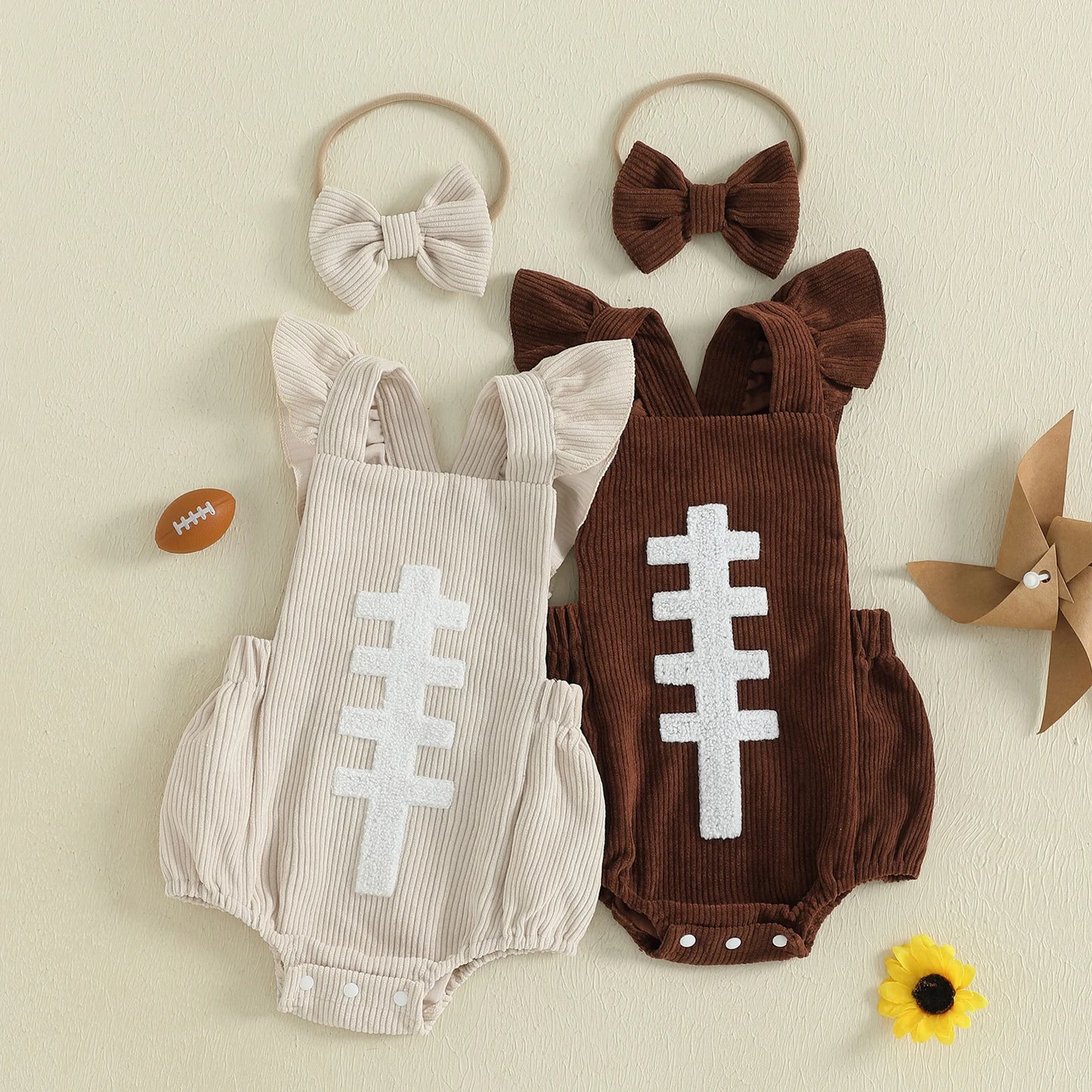 The Football Romper by Little Champ Co.